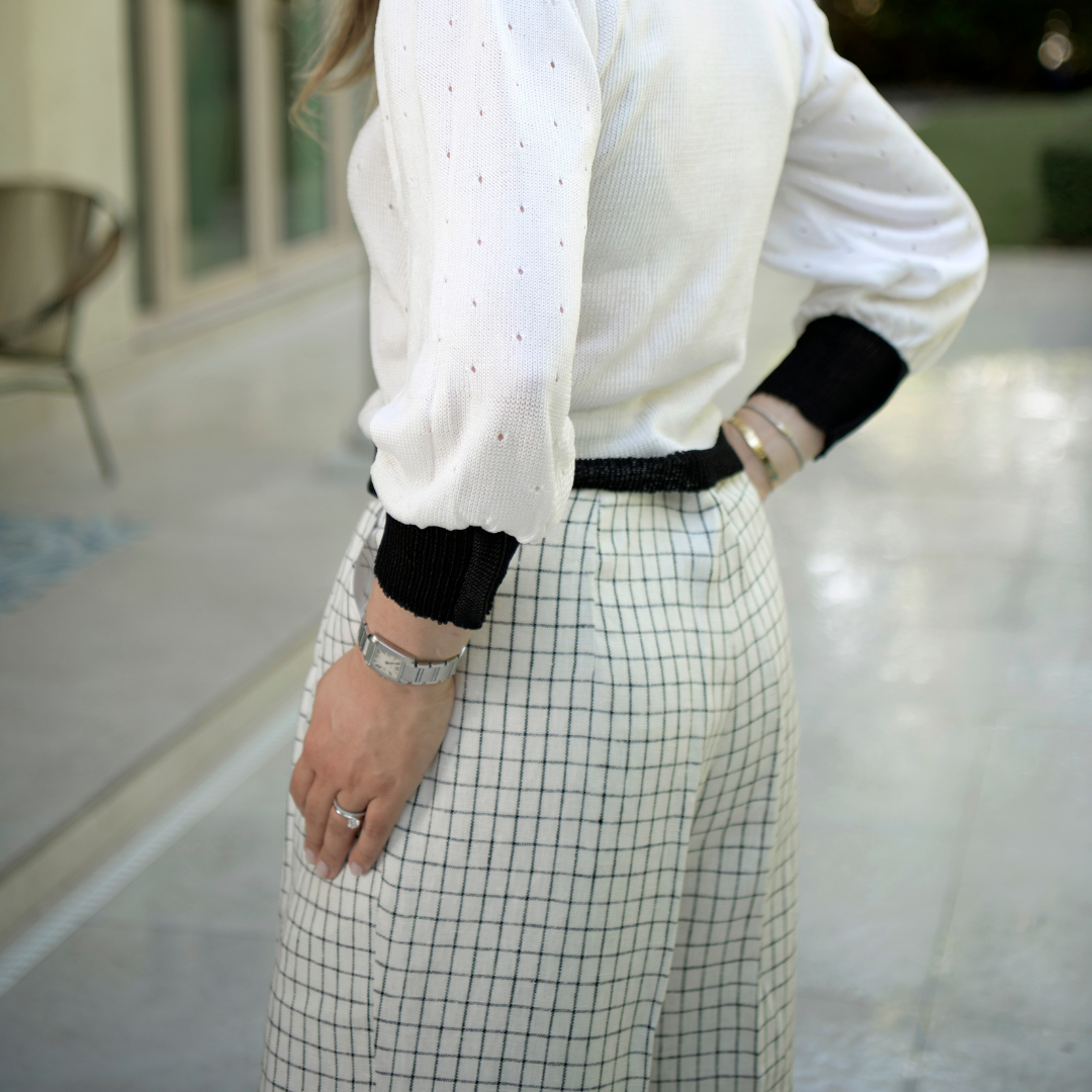 Angela Checkered - Trousers
