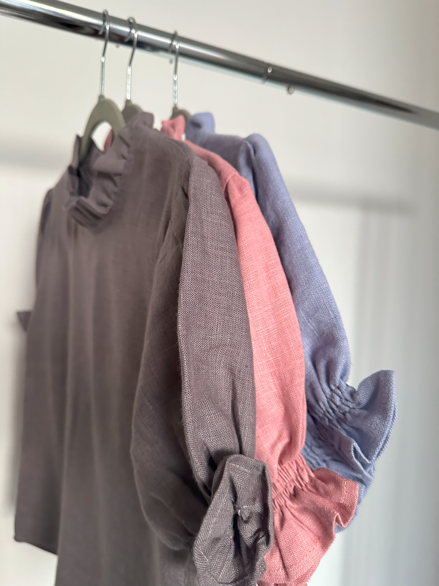 August Frilled Linen - Top