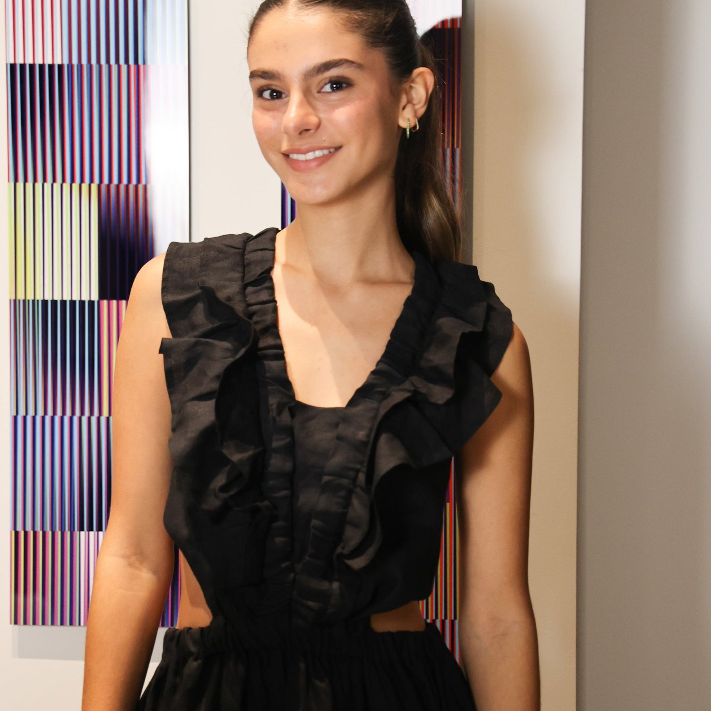 Sienna Ruffled Linen - Dress