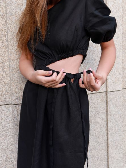 Lisboa Midi Linen - Dress