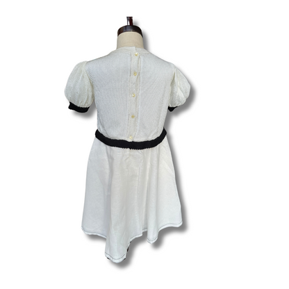 NEW - Knitted short sleeves dress - Girl