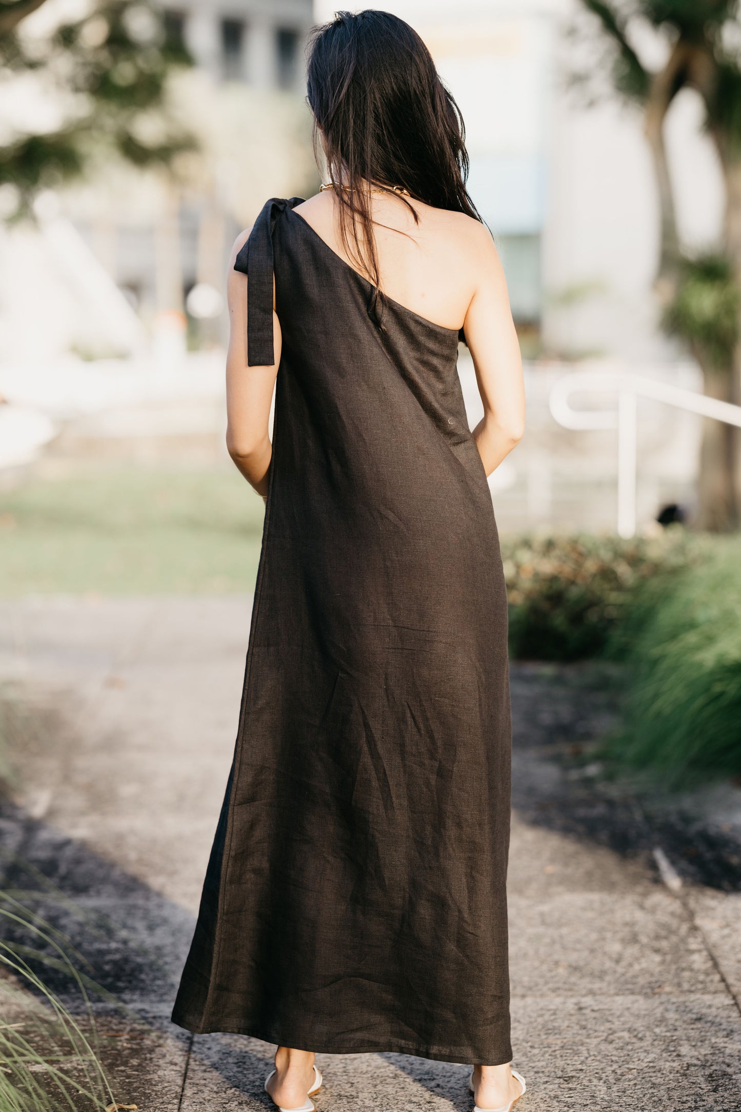 Venice one shoulder dress