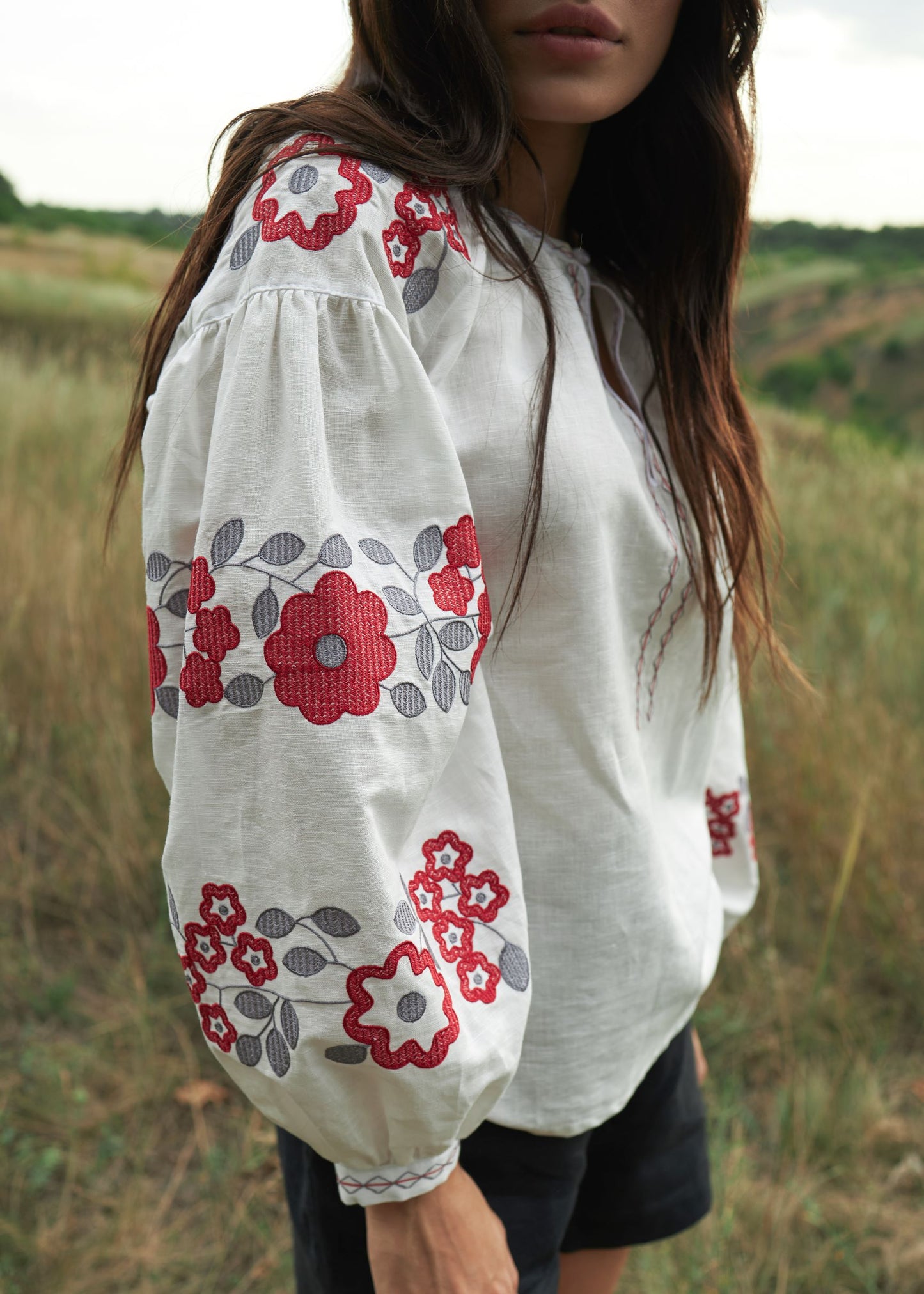 Flowers Vyshyvanky Embroidered top